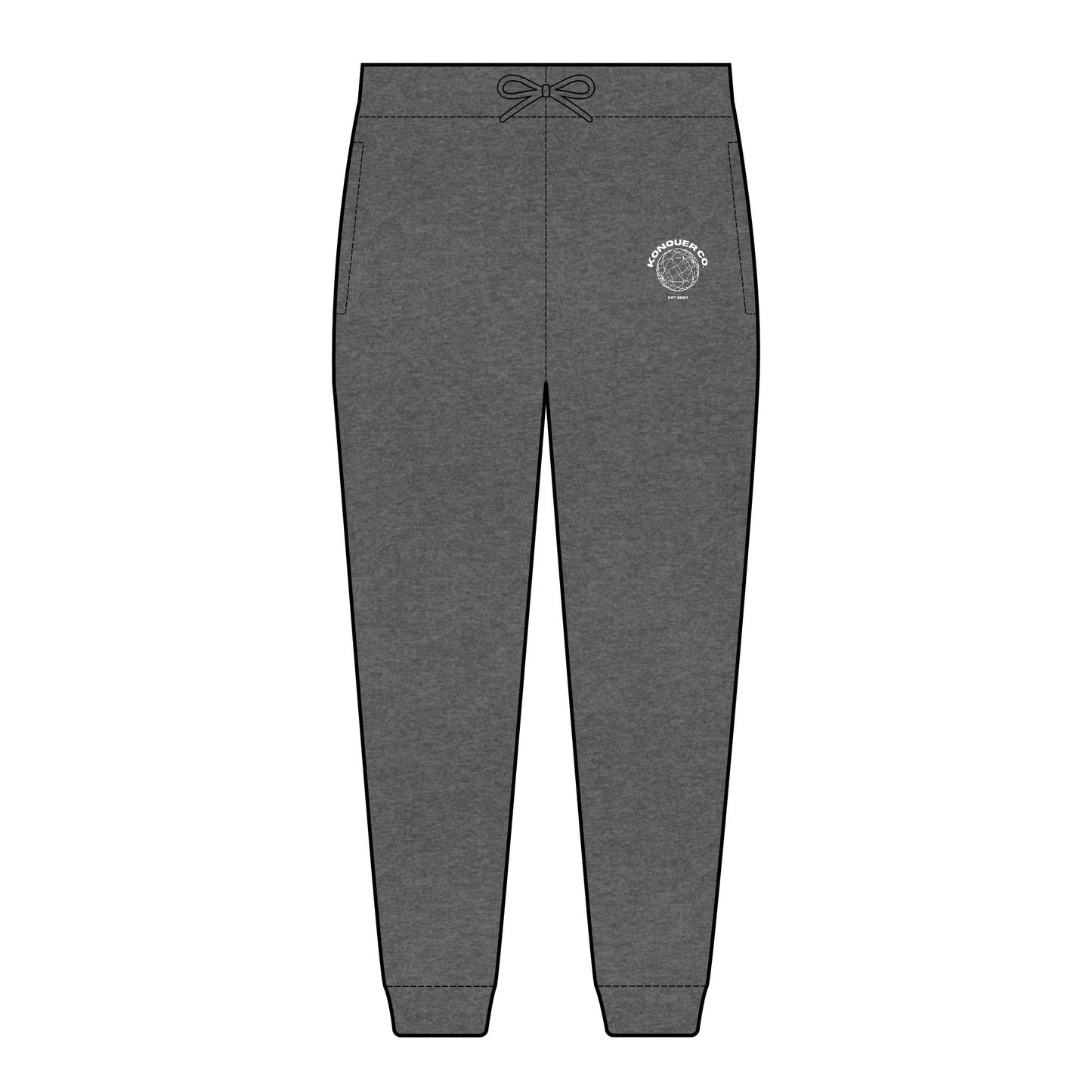 Konquer Co. Unisex Jogger Embroider Design
