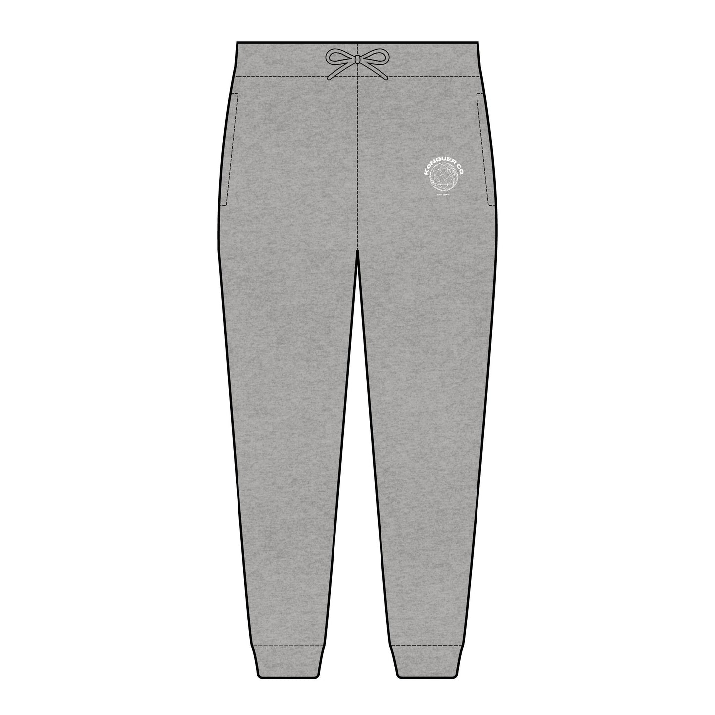 Konquer Co. Unisex Jogger Embroider Design