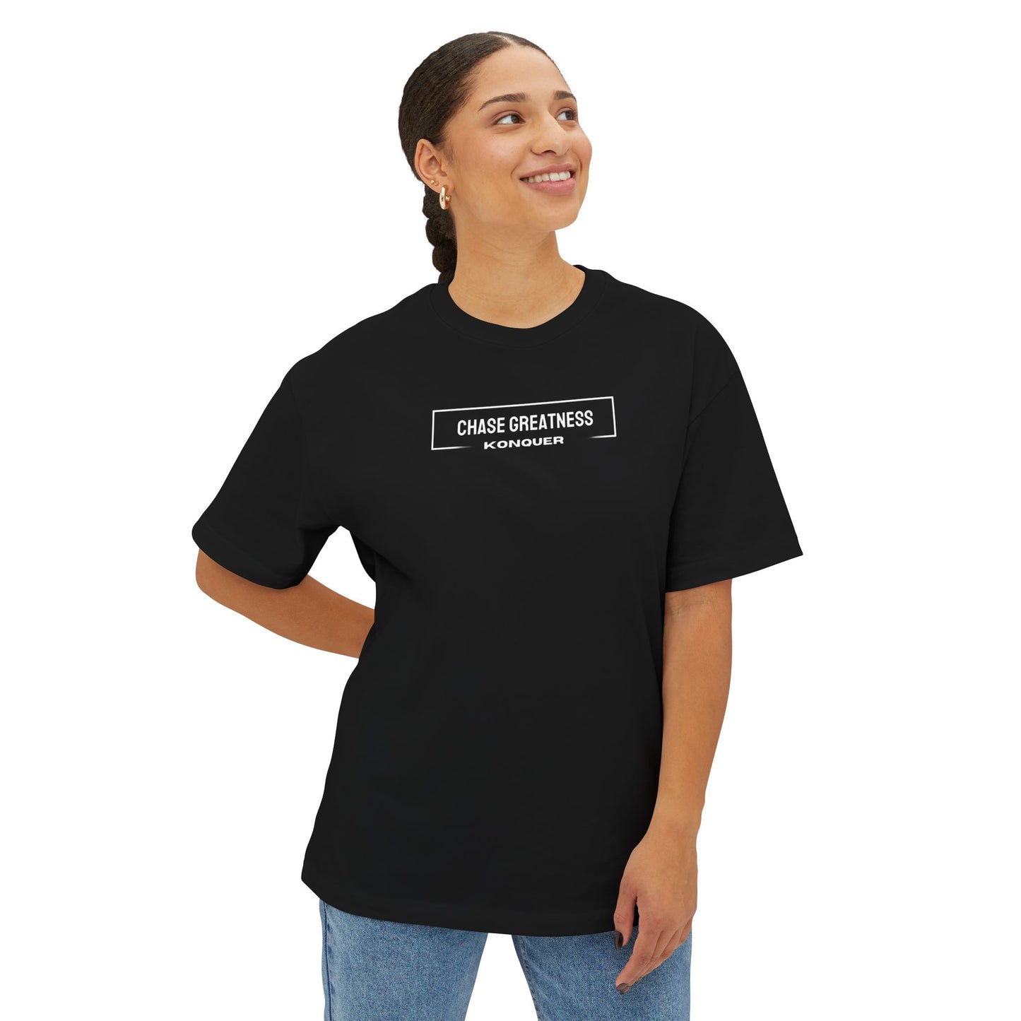 Chase Greatness Oversized Tee (SIZE UP)
